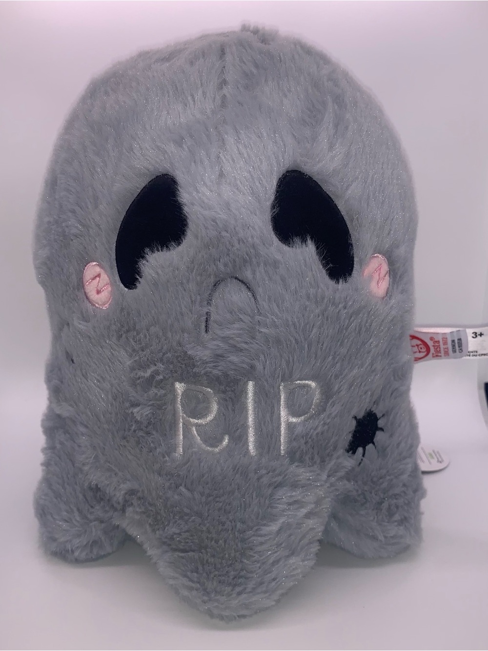 Knott's Berry Farm Fiesta Phantom at Gold Trails Hotel 11” Tombstone Plush Gray